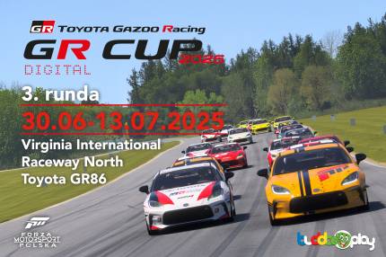 Wyniki kwalifikacji - 3. runda TOYOTA GR CUP DIGITAL 2025 - Virginia International Raceway North - Toyota GR86